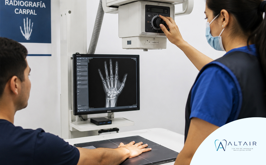 Radiografía carpal para ortodoncia en Los Olivos